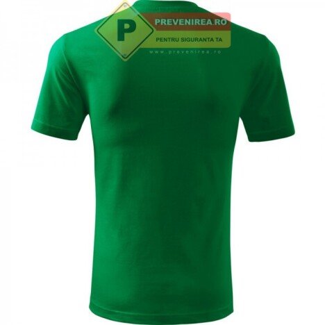 Tricou verde clasic de barbat